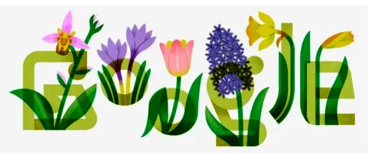 لوگوی گوگل به مناسبت نوروز تغییر کرد