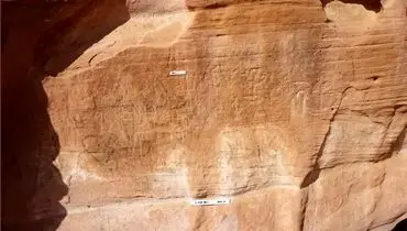 تصویر فتح صحرای سینا توسط یک فرعون در صخره‌نگارۀ ۵ هزار ساله | عکس
