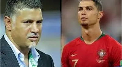 علی دایی در واکنش به مقایسه با رونالدو: بدون تردید او بهتر از من است+فیلم