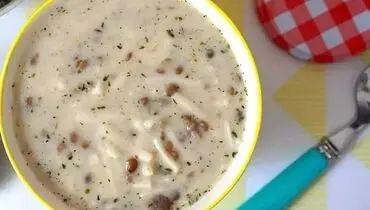 طرز تهیه سوپ عدس و ماست به روش ترکیه‌ای
