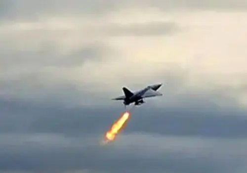 لحظه انهدام دو پهپاد در آسمان لرستان و قم/ویدیو 